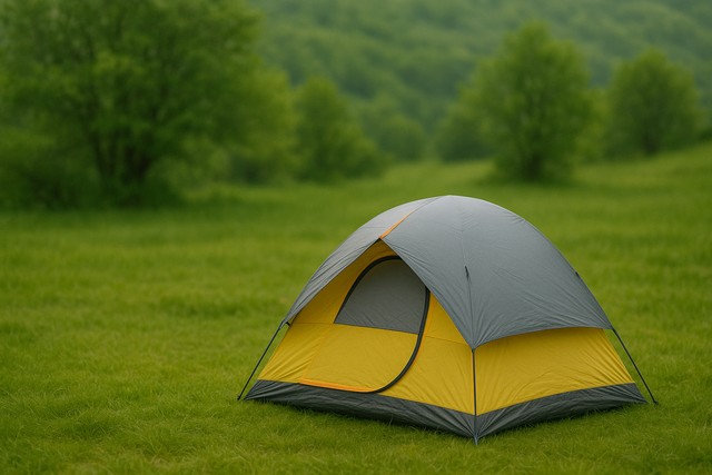 yellow-dome-tent